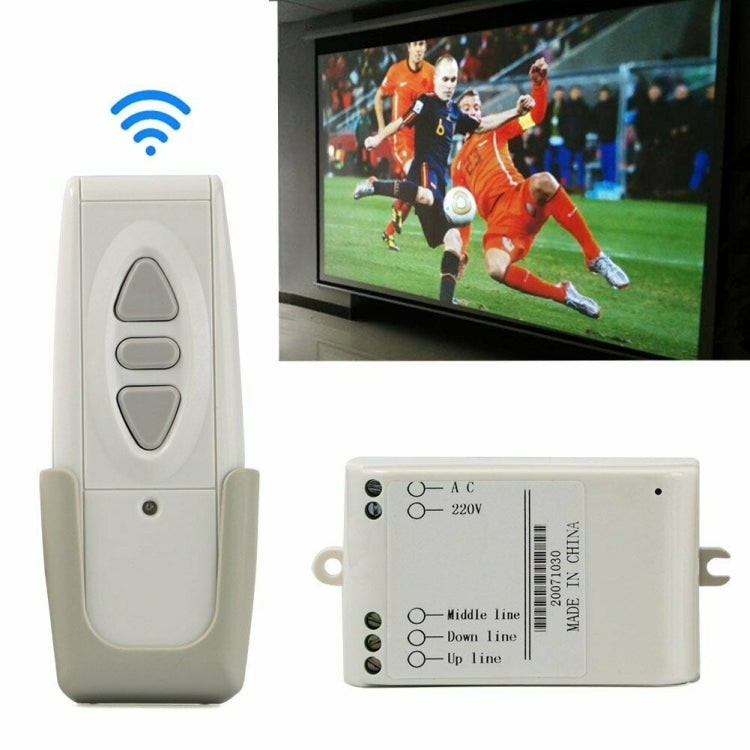 220V Universal Projection Instrument Cloth Wireless Remote Control Electric Screen Controller Video Electrical Accessories - Other by PMC Jewellery | Online Shopping South Africa | PMC Jewellery | Buy Now Pay Later Mobicred