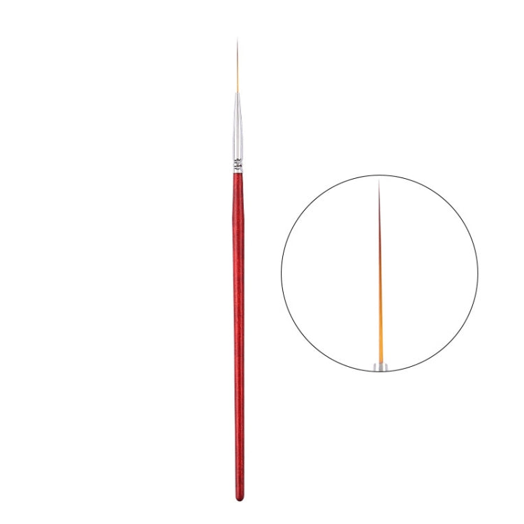 No.5 2.4cm Nail Fine Line Pulling Pen Color Painting Flower Pen Fine Outline Nail Art Pen