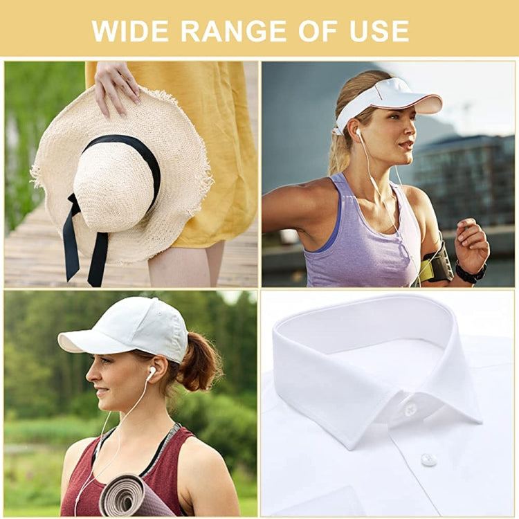 10pcs /Pack Disposable Self-Adhesive Sweat Pads T-Shirt Neck Collar Hat Absorbent Sticker 29cm - free shipping - PMC TechLife - Order now!