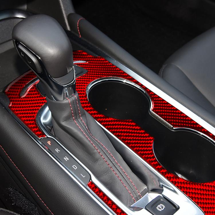 For Chevrolet Malibu 2016-2024 A Model Left-hand Drive Gear Panel Sticker(Black) - Car Interior Mouldings by PMc TechLife | Online Shopping South Africa | PMc TechLife | Buy Now Pay Later Mobicred