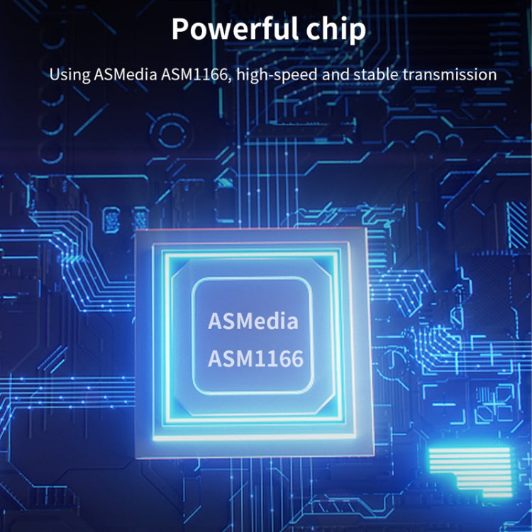 PCIE 1X To 8 Port SATA 3.0 Adapter Expansion Card ASMedia ASM1166 Converter - Add-on Cards by PMC Jewellery | Online Shopping South Africa | PMC Jewellery