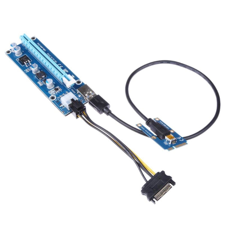 PCE164P-N03 VER006C Mini PCI-E 1X To 16X Riser For Laptop External Image Card, Spec: Blackboard 6pin