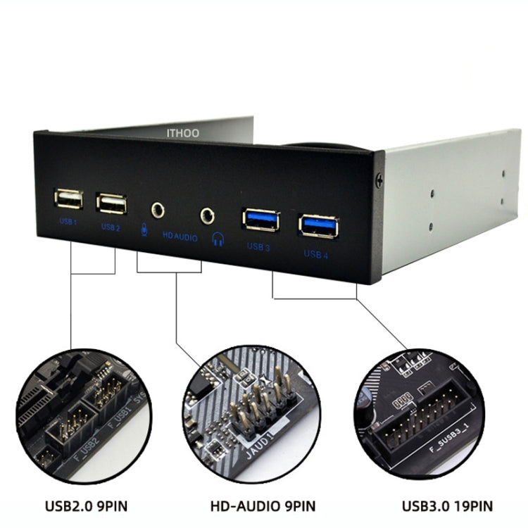 2 x USB 3.0+2 x USB2.0+ HD-AUDIO Desktop PC Case Internal Front Panel