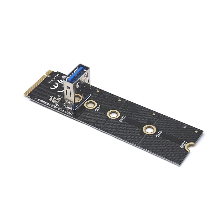 M.2 NVME To USB 3.0 PCI-E Expansion Card Adapter for Graphics Card(Blackboard)