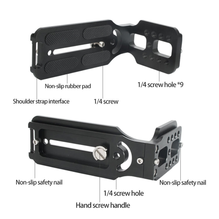BEXIN L130-50 Camera Quick Release Plate L-shaped Vertical Board