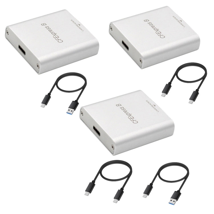 10G High Speed USB3.2 Z6/Z7 1DX3 Wiring CFEXPRESS Card Reader With C-C Line - by PMC Jewellery | Online Shopping South Africa | PMC Jewellery | Buy Now Pay Later Mobicred