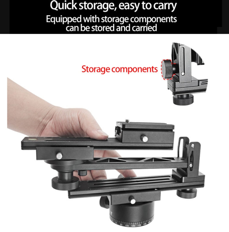 BEXIN GH-720A Tripod Head 720 Degree Rotating Panorama Head