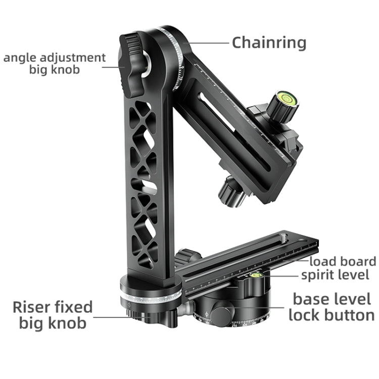BEXIN GH-720A Tripod Head 720 Degree Rotating Panorama Head