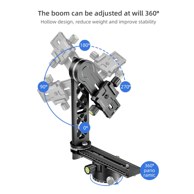 BEXIN GH-720A Tripod Head 720 Degree Rotating Panorama Head