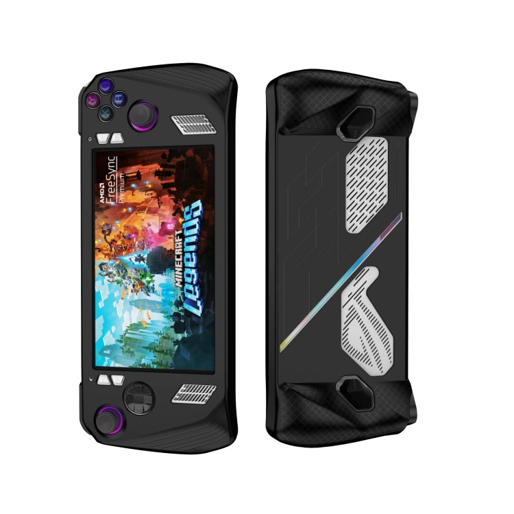 For ASUS ROG Ally Game Console Silicone Protective Cover Spray Oil Case(Black) - free shipping - PMC Jewellery - Order now!