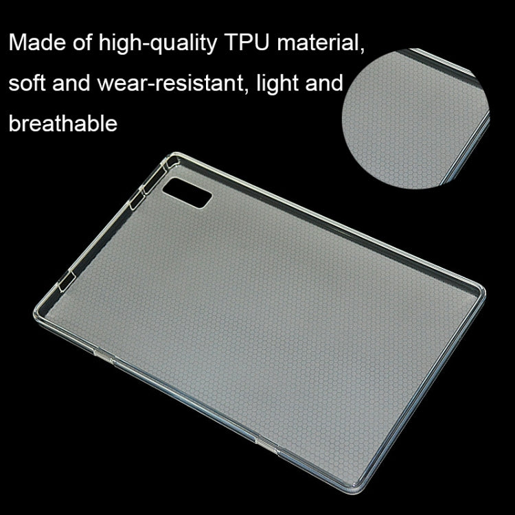 For Blackview Tab 11 / Tab 11 SE Black Lightweight Matte Tablet Protective Cover Anti-Drop Silicone Case