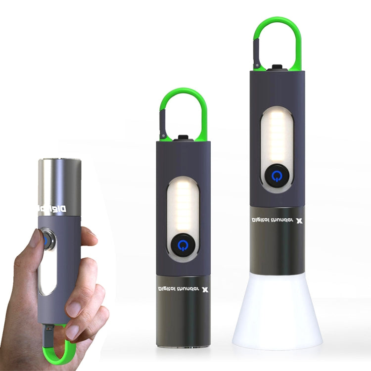 XHP50 Lamp Bead Super Bright LED Flashlight Telescopic Zoom Water-resistant Torch With Lampshade