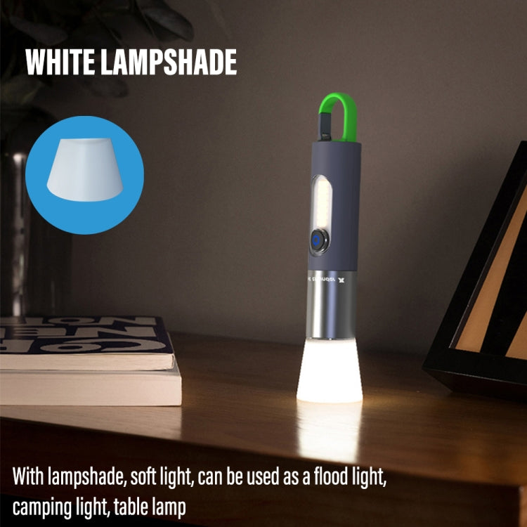 XHP50 Lamp Bead Super Bright LED Flashlight Telescopic Zoom Water-resistant Torch With Lampshade
