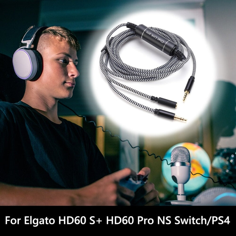 For HD60 S+ Chat Link Pro Mobile Game Projection Cable Voice Party Live Recording Audio Cable - Microphone Audio Cable & Connector by PMC TechLife | Online Shopping South Africa | PMC TechLife