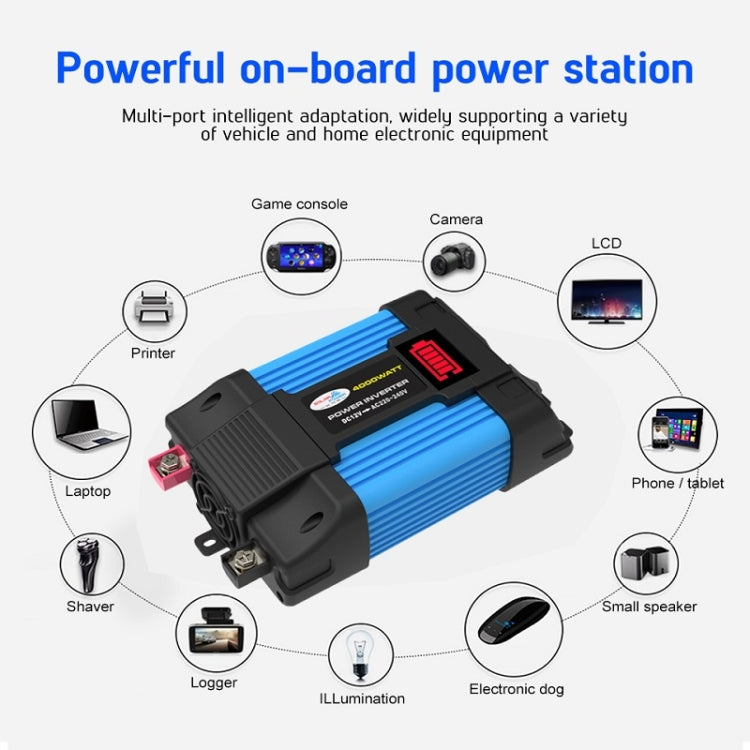 12V-220V 300W SOLIKE TECH Vehicle Inverter Sine Wave Convertor Auto Inverter - Pure Sine Wave by SOLIKE TECH | Online Shopping South Africa | PMC TechLife | Buy Now Pay Later Mobicred