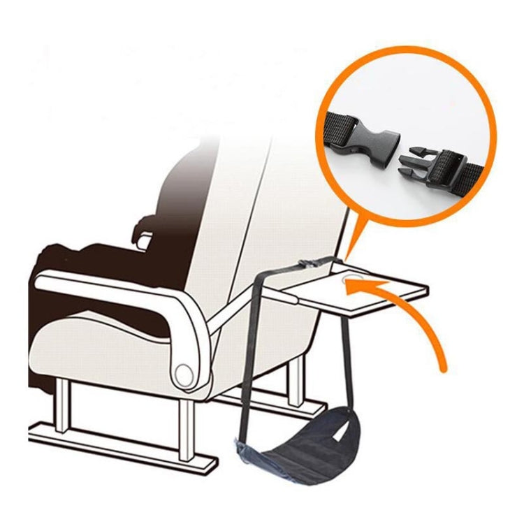 Travel Foot Rest Hammock Office Leisure Pedal, Color: Black Split - Hammocks by PMC Jewellery | Online Shopping South Africa | PMC Jewellery | Buy Now Pay Later Mobicred