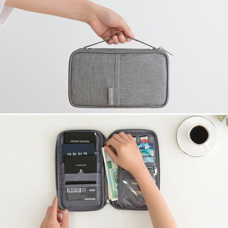 Travel Waterproof Dustproof Portable Passport Document Bag, Color: Black Small - Card & Passport Bags by PMC TechLife | Online Shopping South Africa | PMC TechLife