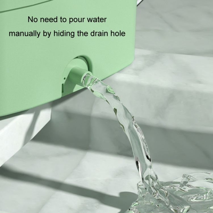 4.5L Mini Portable Folding Household Washing Machine Underwear Washer, Color: Fruit Green(EU Plug)