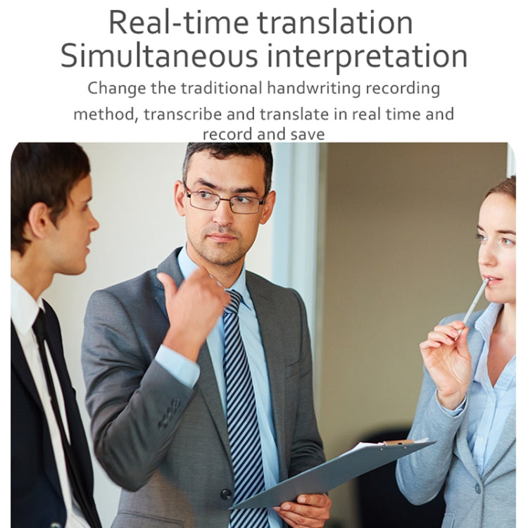F6 Translation Machine 139 Languages Interpreted Online Translation 14 Camera Translator Recording Contemporary Interpretation(Black)