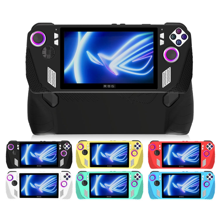 For ASUS Rog Ally Gaming Console Multicolor Silicone Case With 2 Button Caps(Gold) - Cases by PMC Jewellery | Online Shopping South Africa | PMC Jewellery | Buy Now Pay Later Mobicred