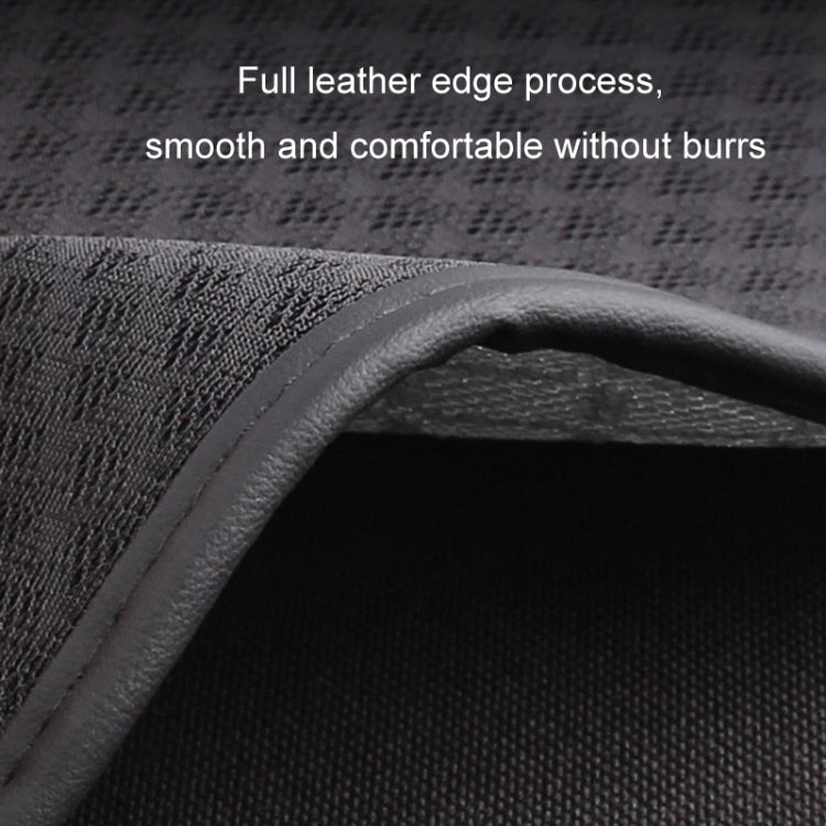 Car Seat Without Backrest Ice Silk Cushion(Mosca Brown)