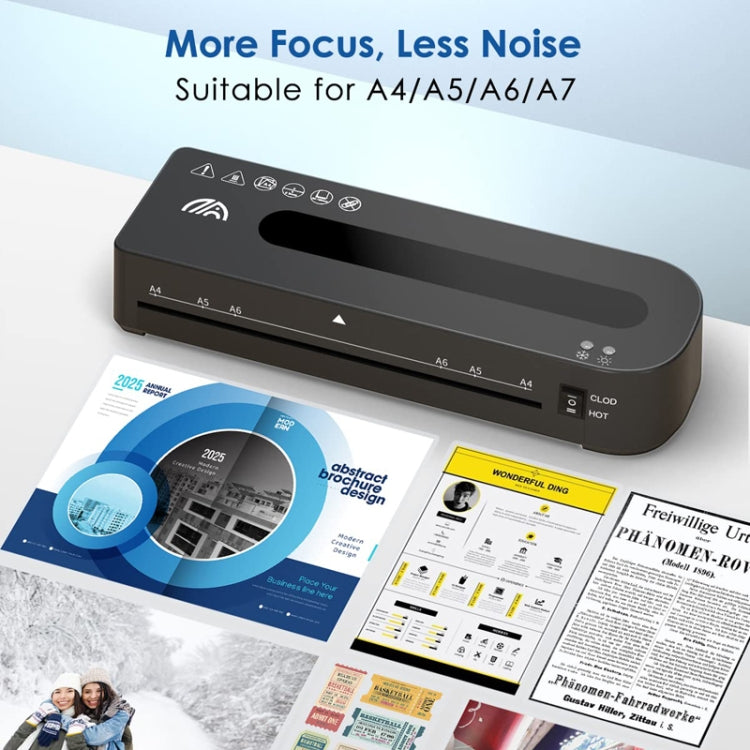 FN333 A4 Photo Laminating Machine With Hot And Cold Mode, Size: Set 3(US Plug) - free shipping - PMC Jewellery - Order now!
