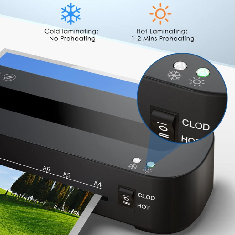 FN333 A4 Photo Laminating Machine With Hot And Cold Mode, Size: Set 3(EU Plug) - free shipping - PMC Jewellery - Order now!