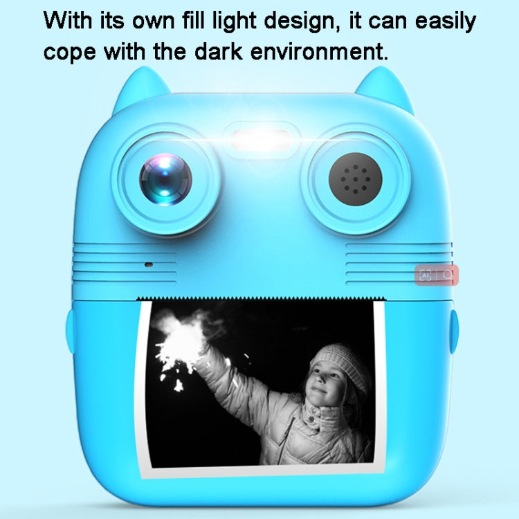 1080P Instant Print Camera 2.8-inch IPS Screen Front and Rear Dual Lens Kids Camera, Spec: Pink - free shipping - PMC Jewellery - Order now!