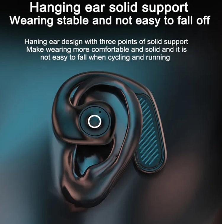 K23 TWS Hanging Ear Earphones Air Conduction Bluetooth Headset(Green)