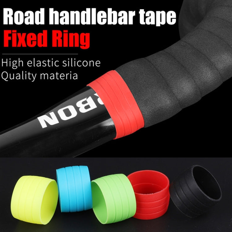 WEST BIKING 2pairs Road Bike Handlebar With Retaining Ring Brake Cable Protector(Green) - Decorative Accessories by WEST BIKING | Online Shopping South Africa | PMC TechLife | Buy Now Pay Later Mobicred