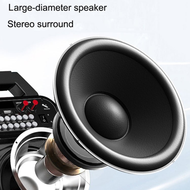 HanRongda HRD-700 Full Band Bluetooth MP3 Play Radio Station Memory Mechanical Tuning Radio(Green)