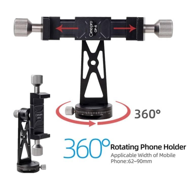 Cimapro Rotating Mobile Phone Clip Live Tripod Photography Stand(CP-5) - free shipping - PMC Jewellery - Order now!