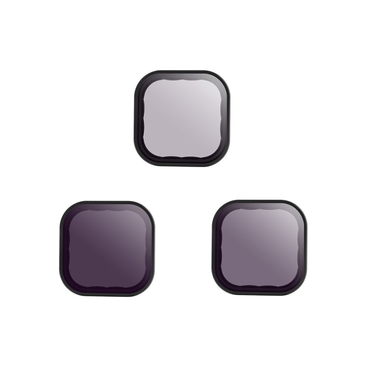 For GoPro Hero11 Black / HERO10 Black / HERO9 Black TELESIN Lens Filter, Spec: ND8/16/32
