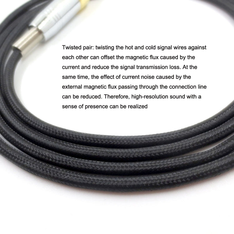 1.2m For K240 / K141 / K271 / K702 / Q701 / K712 Headphone Cable Mini Cartoon Head Upgrade Line(Black)