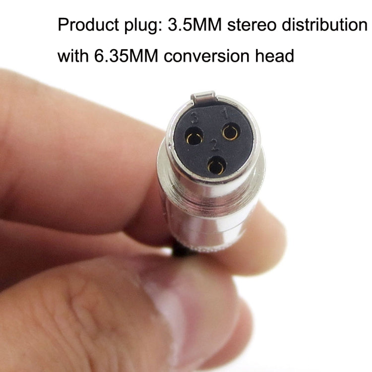 1.2m For K240 / K141 / K271 / K702 / Q701 / K712 Headphone Cable Mini Cartoon Head Upgrade Line(Black)
