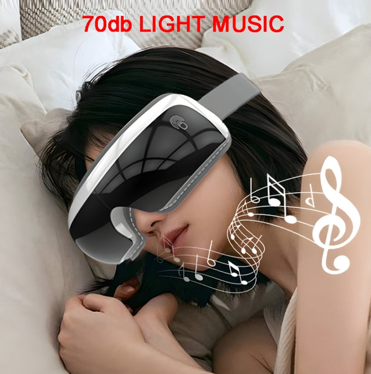 E5 Plus 26 Points Intelligent Eye Massager Adjustable Airbag Hot Compress Eye Protection Device(Black)