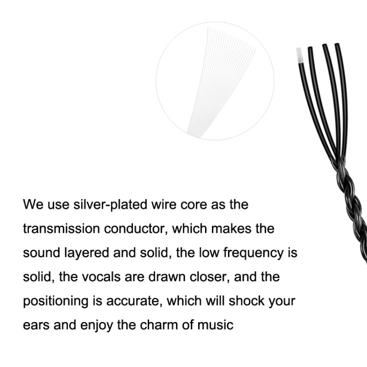 For A2DC Interface Headphone Cable With Microphone Upgrade Cable