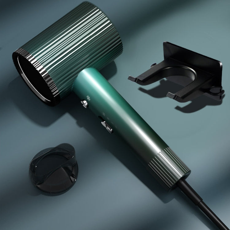 1600W Negative Ion Hair Dryer With 3 Speed Adjustment,CN Plug Standard Edition(Green)