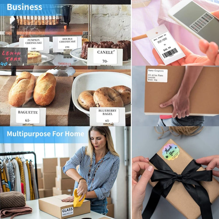 Phomemo M200 QR Code Tag Handheld Portable Bluetooth Thermal Label Printer(White) - free shipping - PMC Jewellery - Order now!