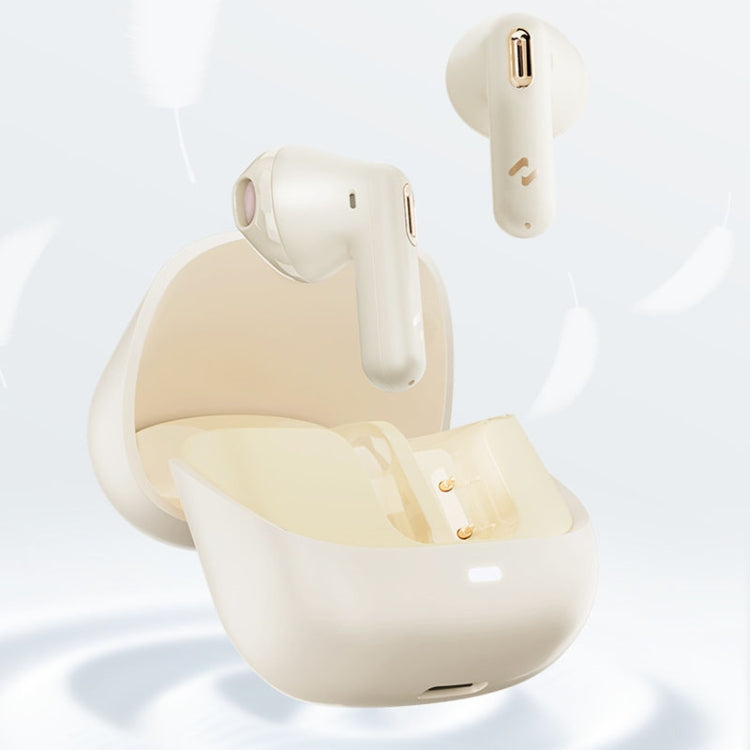 Havit S3 Merle Lite In-Ear ENC Call Noise Reduction Wireless Bluetooth Earphone(Gold White) - free shipping - PMC Jewellery - Order now!