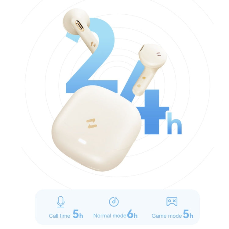 Havit S3 Merle Lite In-Ear ENC Call Noise Reduction Wireless Bluetooth Earphone(Gold White) - free shipping - PMC Jewellery - Order now!