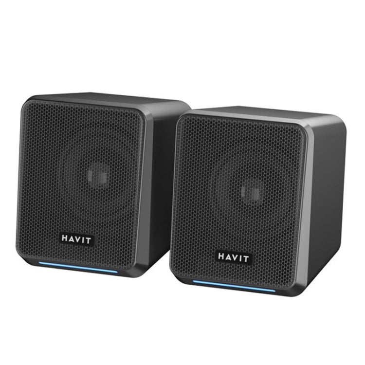 Havit A20 Plus Colorful Ambient Light Wired Computer Audio Stereo Surround Sound Speaker, Style: Black - by Havit | Online Shopping South Africa | PMC Jewellery | Buy Now Pay Later Mobicred