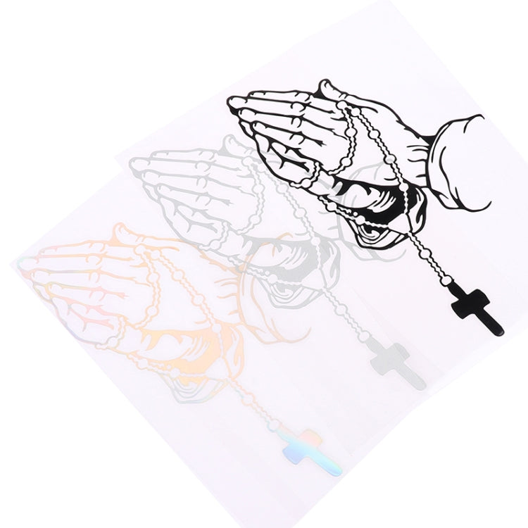 10pcs Car Stickers Car Rear Modification Plate Label(Laser)