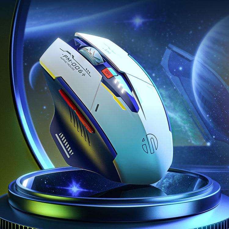 Inphic F9 Mecha Wireless Mouse Charging Office Game Mouse(Single Model 2.4G) - free shipping - PMC Jewellery - Order now!
