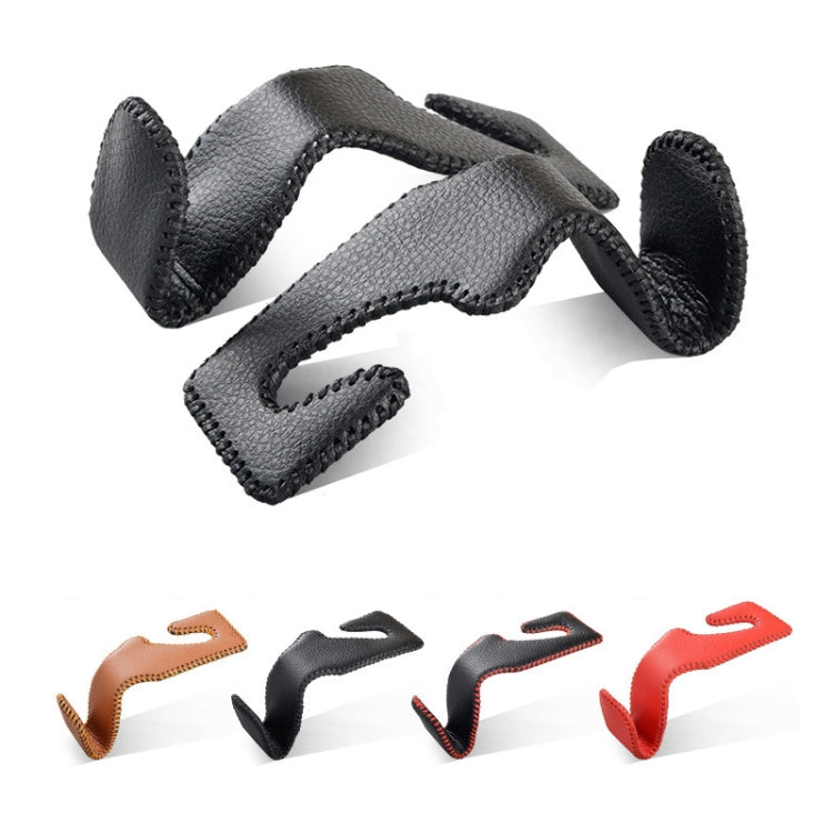 Car Hidden Multi-function Seat Back Seat Small Hook(Black Red)