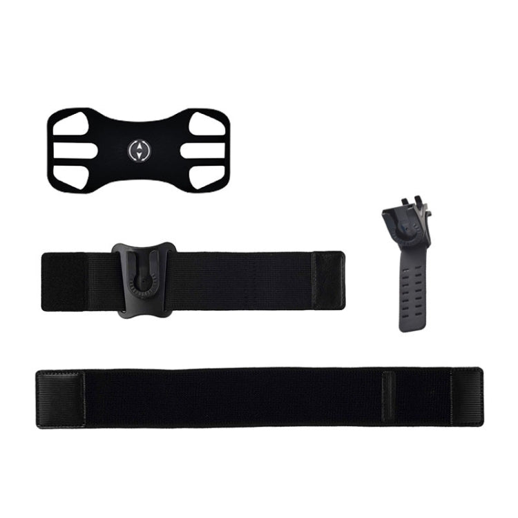 3 In 1 Disassembered Rotating Arm Belt Bag Sports Phone Bag Bracket For 4.5-7 inch Phones(Black) - Other by PMC Jewellery | Online Shopping South Africa | PMC Jewellery | Buy Now Pay Later Mobicred