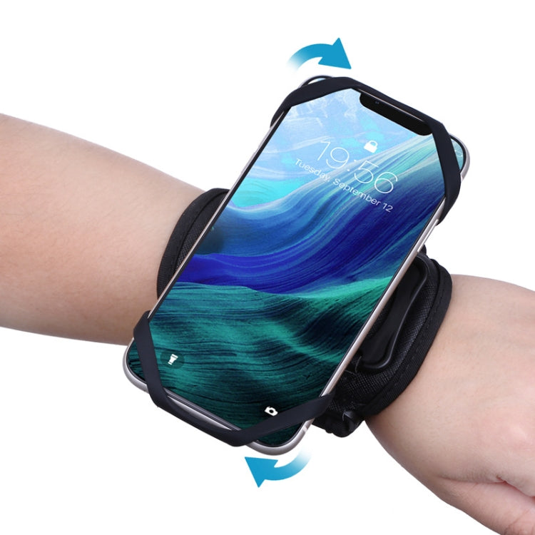 For 4.5-7 inch Phone Zipper Pocket Removable Rotating Arm Belt Bag Running Riding Phone Case(4 Claw Black) - Other by PMC Jewellery | Online Shopping South Africa | PMC Jewellery | Buy Now Pay Later Mobicred