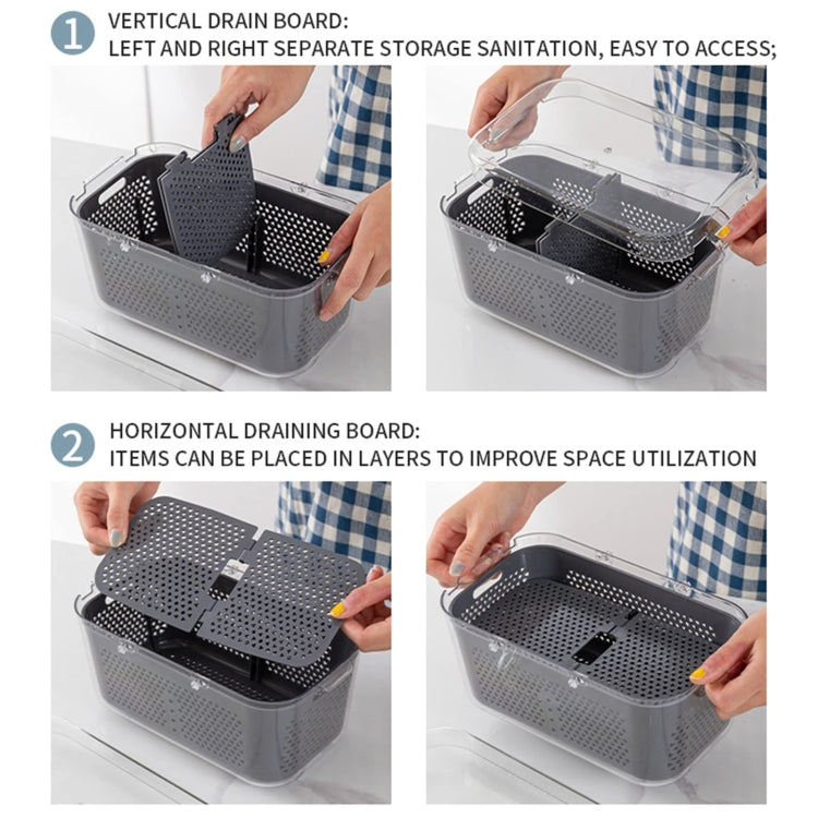 22 in 1 Multifunctional Food Chopper Grater Onion Dicer Veggie Cutter with 13 Stainless Steel Blades(Grey) - Cutter & Peeler by PMC TechLife | Online Shopping South Africa | PMC TechLife | Buy Now Pay Later Mobicred