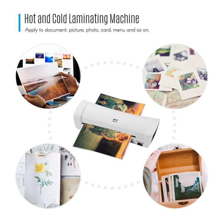Osmile SL200 A4 Photo Cold and Hot Laminating Machine 340mm/min Speed US Plug - free shipping - PMC Jewellery - Order now!