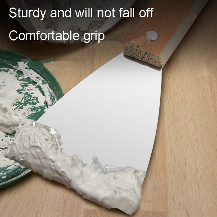 6 inch Stainless Steel Mirror Finish Putty Knife Trowel Cleaning Trowel Painting Tools - Putty Knife by PMC TechLife | Online Shopping South Africa | PMC TechLife | Buy Now Pay Later Mobicred